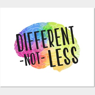 Different Not Less Posters and Art